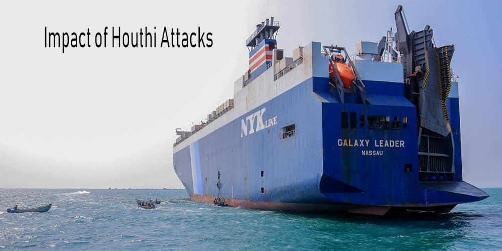Houthi attacks in the Red Sea