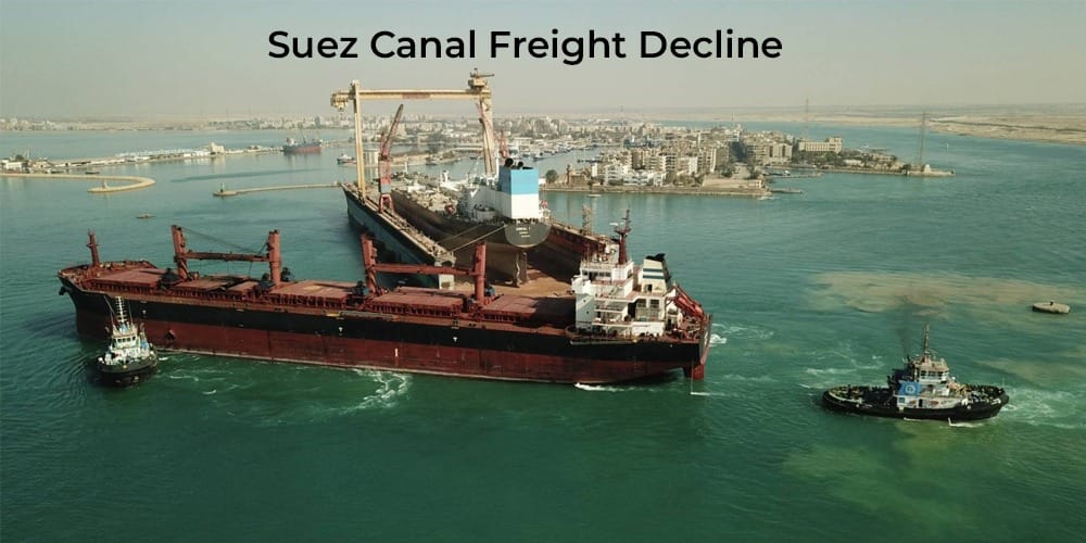 Suez Canal Freight Decline